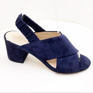 {COLE HAAN} Anastasia Suede Slingback Sandals